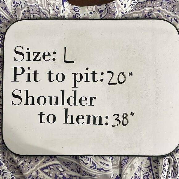 Ann Taylor Women’s Large Dress Long Sleeve Floral Silky Belted High Neck Purple - Picture 7 of 9